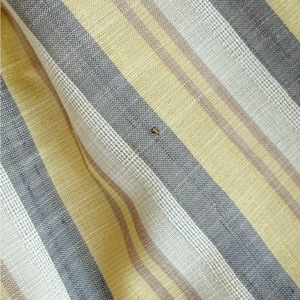 Vintage Striped Yellow and Gray Summer Dress - Picture 11 of 11